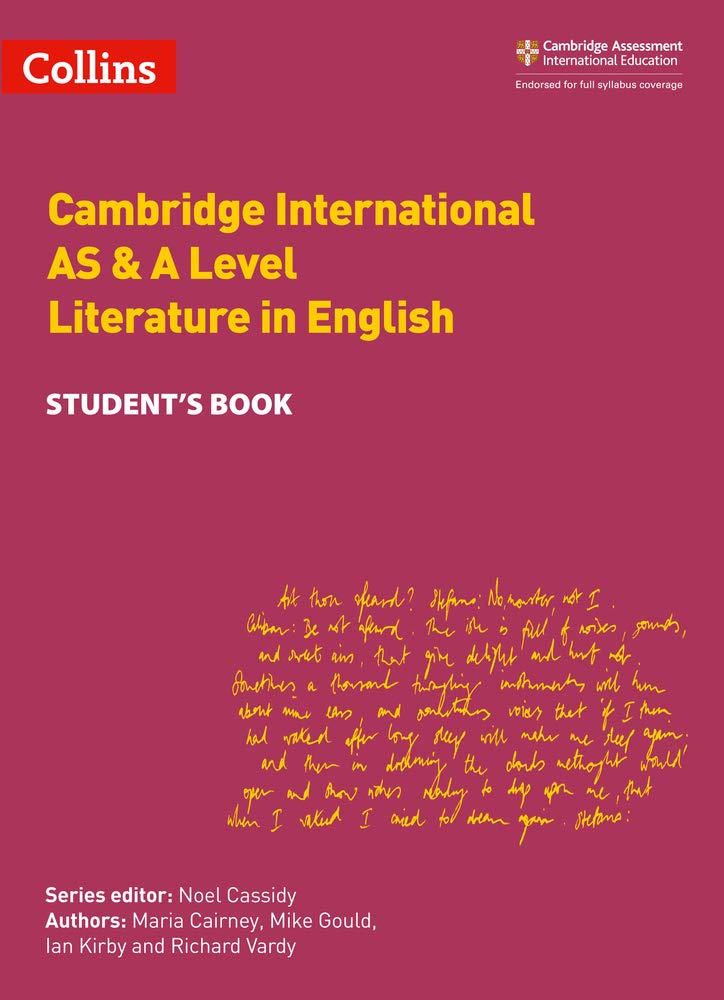 Collins International AS & A Level Literature in English Student\'s Book By Maria Cairne, Mike Gould