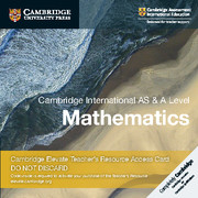 Cambridge International AS & A Level Mathematics Cambridge Elevate Teacher\'s Resource Access Card By Julia Fletcher, Elaine Dorsett, Colin Nye