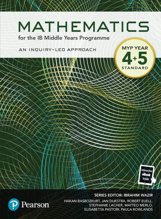 Pearson Mathematics for the IB Middle Years Programme Year 4+5 Standard (Print + eBook Pack) - By Ibrahim Vazir