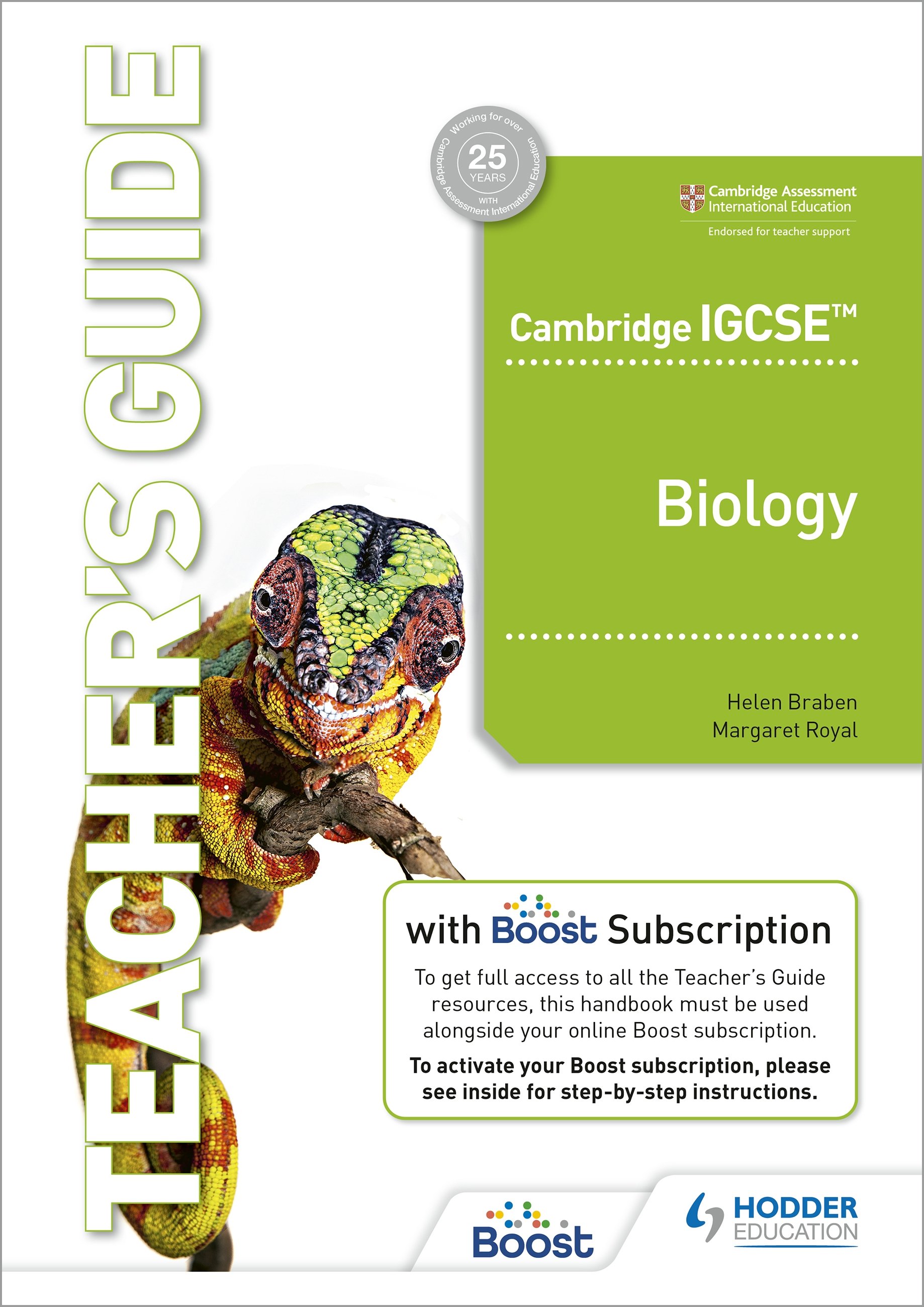 HODDER IGCSE Biology Teacher's Guide with Boost Subscription by Margaret Royal