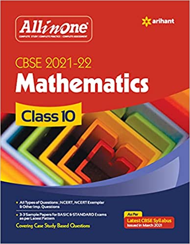Arihant CBSE All In One Mathematics Class 10  Year 2021-2022