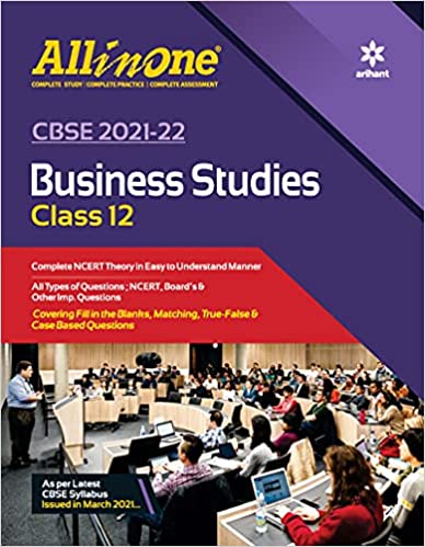 Arihant CBSE All In One Business Studies Class 11  Year 2021-2022
