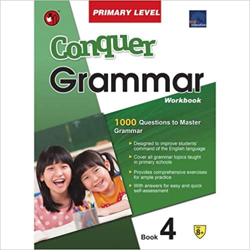 SAP Conquer Grammar Primary Level Workbook 4 By Tapa blanda de J Lee
