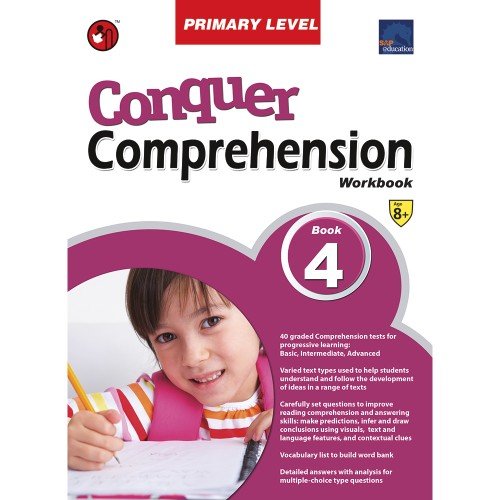 SAP Conquer Comprehension Primary Level Workbook 4 By  Angela Leu
