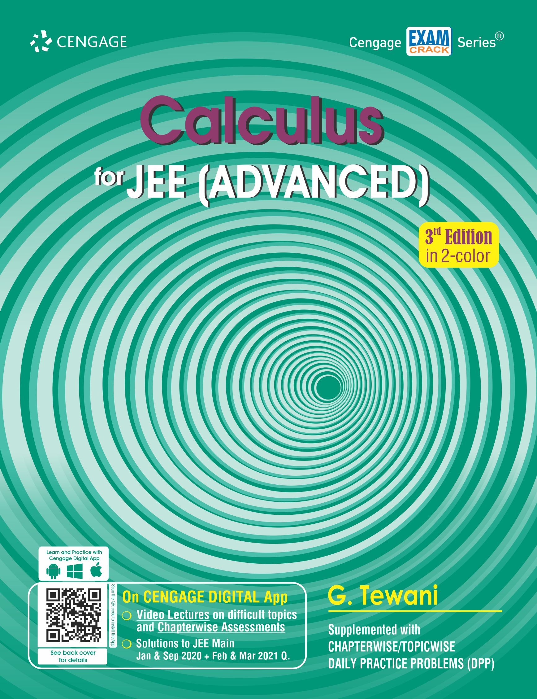Cengage Calculus for JEE (Advanced), 3e By G. Tewani